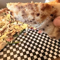 Broken Tree Pizza - Could've used another 30 seconds, but decent crisp.