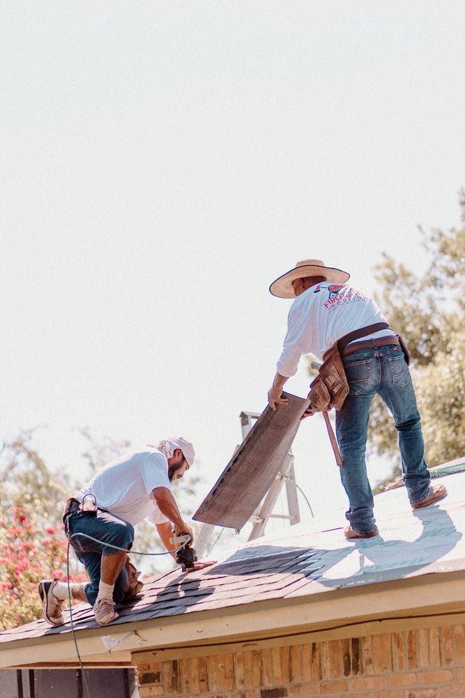 Slide of Firefighter Roofing