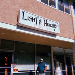Light & Healthy Sushi Bar - The entrance within the plaza