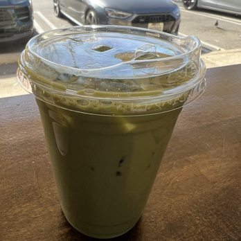 Boil & Bake - Iced matcha - Bagels Near Me - Costa Mesa, California