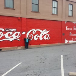 Young Brothers Pharmacy - The Coca-Cola Mural! (Oldest one in the world)