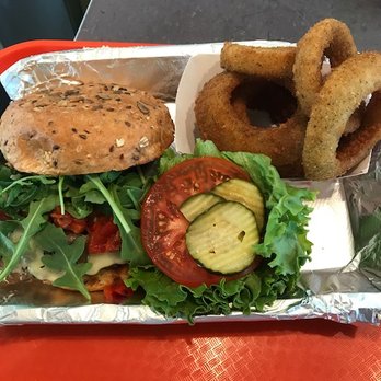 Joe's Farm Grill - DDD Fontina Burger - American Near Me - Gilbert, Arizona