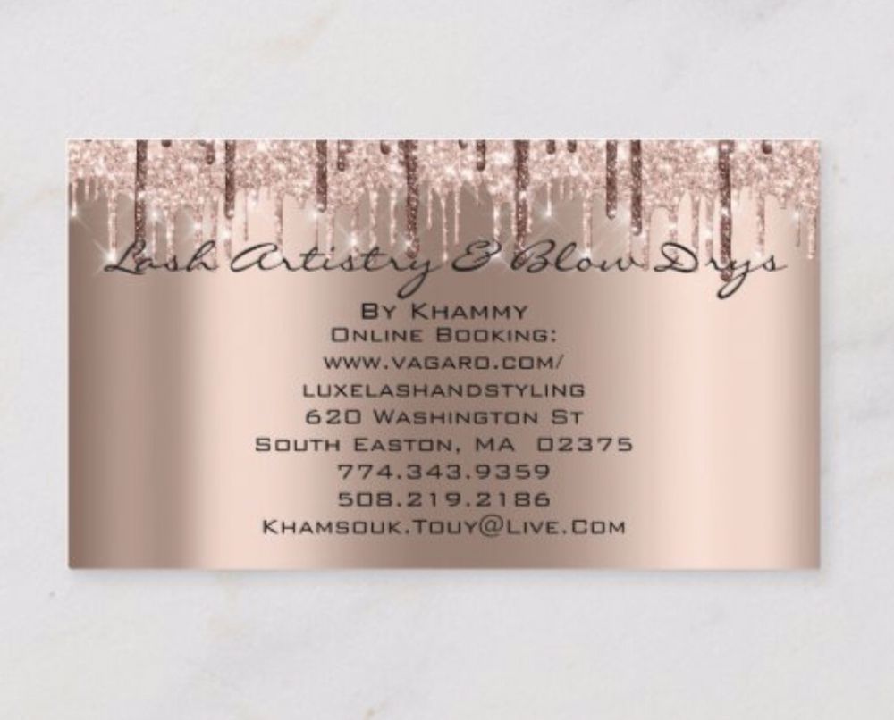 Luxe Lash & Styling @ Glitzs Hair Lounge Logo