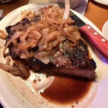 Texas Roadhouse - Porterhouse with grilled onion, was delicious, but I wanted it to be med-rare. - Steakhouses Near Me - Countryside, Illinois Texas Roadhouse - Porterhouse with grilled onion, was delicious, but I wanted it to be med-rare. - Steakhouses Near Me - Countryside, Illinois
