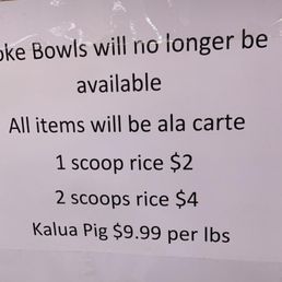 No more poke bowls.