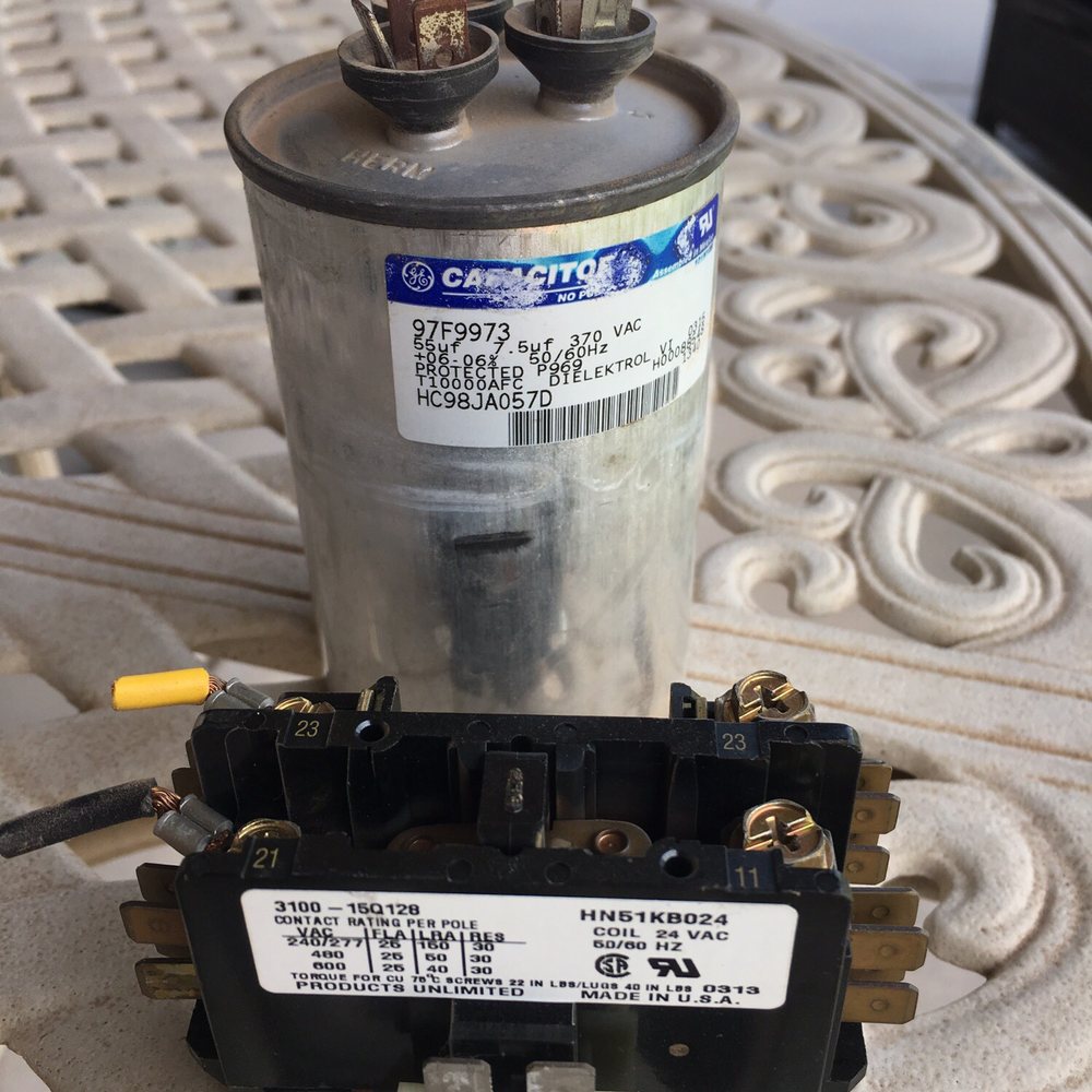 Airnow Cooling & Heating - Start Contactor with Start capacitor - Heating & Air Conditioning/HVAC Near Me - Goodyear, Arizona