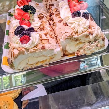 Need To Eat - Meringue Roll Cake! They sell by the slice, but you can also order a whole roll to go! - Caterers Near Me - Poway, California