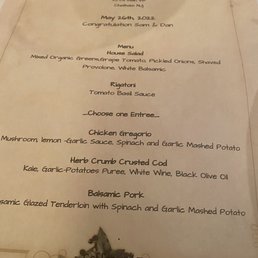 Special menu Special menu