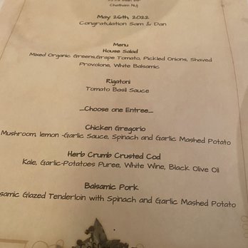 Gregorio's - Special menu - Mediterranean Near Me - Chatham, New Jersey Gregorio's - Special menu - Mediterranean Near Me - Chatham, New Jersey
