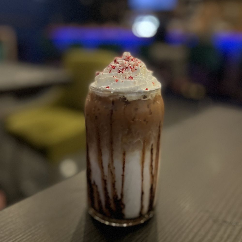 Cloud Parlor Speakeasy Cafe - Peppermint mocha - Coffee & Tea Near Me - Cocoa Beach, Florida