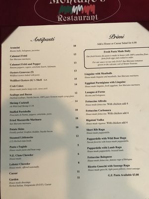 Menu photo 7 Montano's Restaurant North Truro, MA Menu photo 7 Montano's Restaurant North Truro, MA