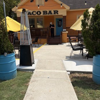 Front Porch Taqueria - Outside eating area and front entrance - Tacos Near Me - Stone Mountain, Georgia Front Porch Taqueria - Outside eating area and front entrance - Tacos Near Me - Stone Mountain, Georgia