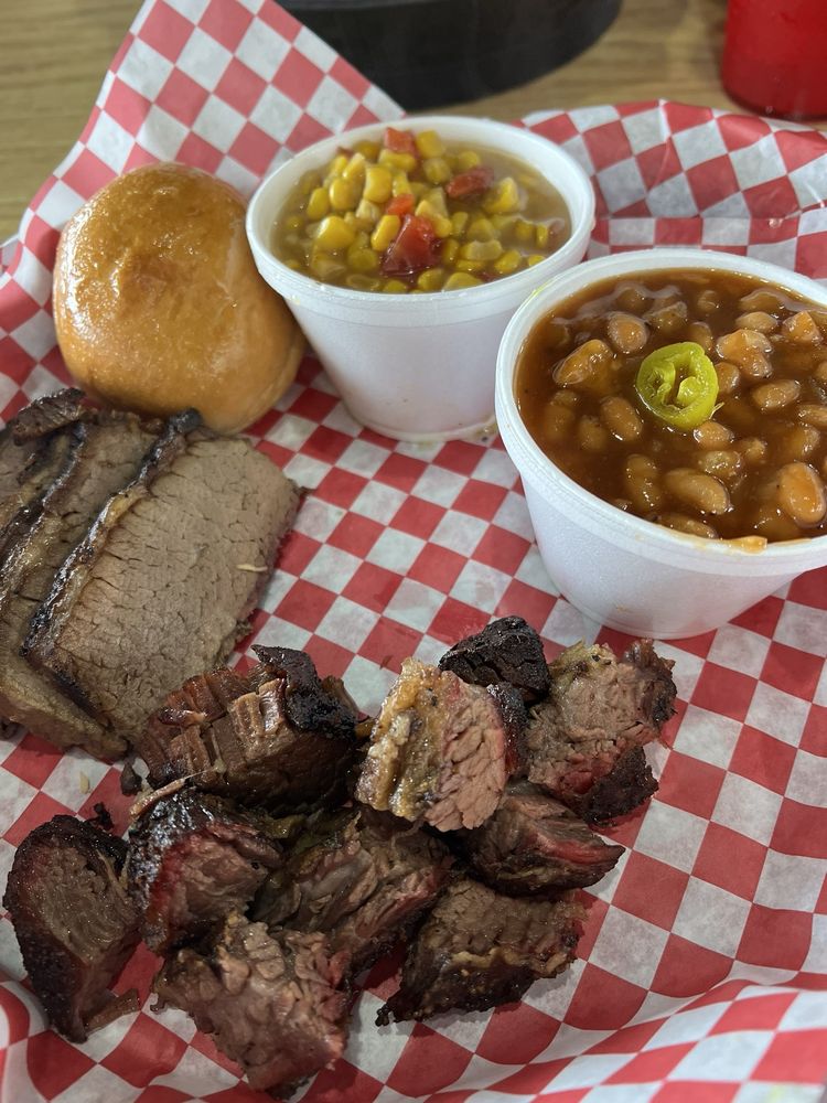 Food from JC's Bar-B-Q Place
