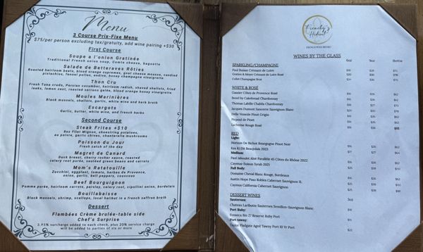 Menu photo 8 Frenchy's Hideout San Diego, CA