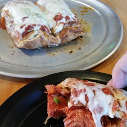 Pizza Factory - Combo Calzone from Pizza Factory. Stuffed with deliciousness.