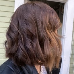 Light Brown Textured Shoulder Length Bob Light Brown Textured Shoulder Length Bob