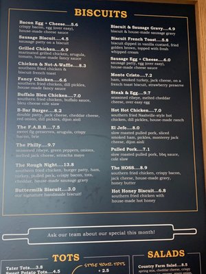 Menu photo 8 The Biscuit Bar Abilene, TX