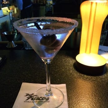 Del Frisco's Double Eagle Steakhouse - Mediterranean martini. Extra dry with feta cheese stuffed olives - Steakhouses Near Me - Washington, DC, District of Columbia