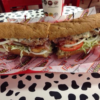 Firehouse Subs - My Firehouse "Hero" Sub with bacon and Pepperjack Cheese - Sandwiches Near Me - Fremont, California Firehouse Subs - My Firehouse "Hero" Sub with bacon and Pepperjack Cheese - Sandwiches Near Me - Fremont, California
