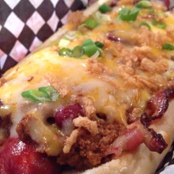 Oscars Pub - Delicious dog! - British Near Me - Sherwood Park, Alberta
