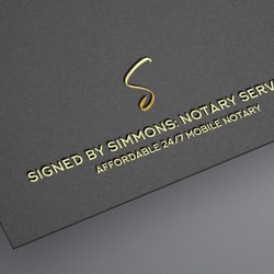 Signed By Simmons Notary Services - Mobile notary services