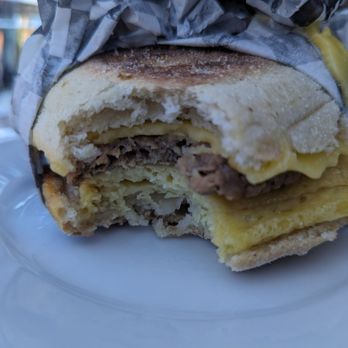 Timeless Coffee - Vegan breakfast sandwich - yum! - Coffee & Tea Near Me - Oakland, California Timeless Coffee - Vegan breakfast sandwich - yum! - Coffee & Tea Near Me - Oakland, California