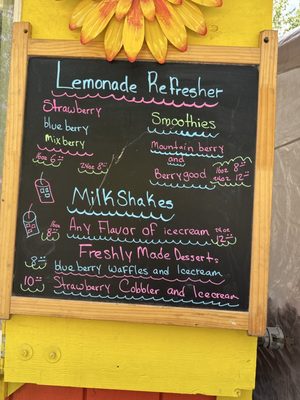 Menu photo 1 Annie's Talkeetna, AK