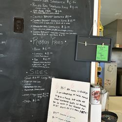 Off Road Diner and Dogs  - Menu