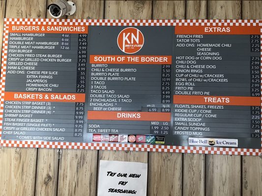 Menu photo 1 KN Root Beer Drive In Cuero, TX Menu photo 1 KN Root Beer Drive In Cuero, TX