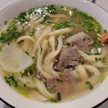 Noodle St - signature beef noodle (picture taken after my phone decided to take a swim in the broth) - Noodles Near Me - Arcadia, California Noodle St - signature beef noodle (picture taken after my phone decided to take a swim in the broth) - Noodles Near Me - Arcadia, California