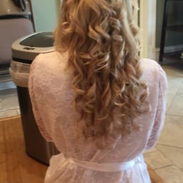 My beautiful hair on my wedding day! My beautiful hair on my wedding day!
