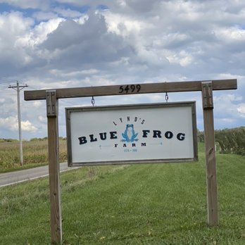 Lynd's Blue Frog Farm - a sign for the blue frog farm - Farmers Market Near Me - Johnstown, Ohio Lynd's Blue Frog Farm - a sign for the blue frog farm - Farmers Market Near Me - Johnstown, Ohio