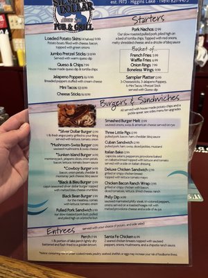 Menu photo 1 Silver Dollar Bar Roscommon, MI