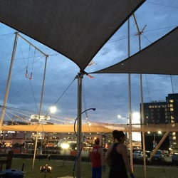 Trapeze School New York - Do it outside.