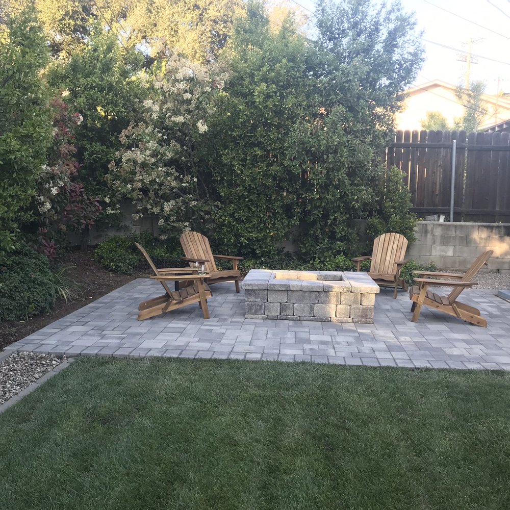 Valley Paving Stone - New wood burning fire pit and patio - Masonry/Concrete Near Me