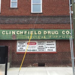 Clinchfield Drug - Outside signage