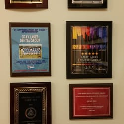 Otay Lakes Dental Group - Plaques on display