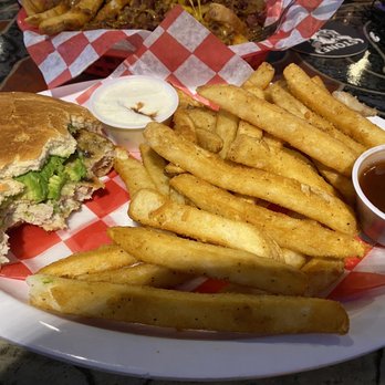 The Draft - Turkey Burger was so simple, but juicy and the fries were great!!! The sweet bbq sauce was awesome. - Chicken Wings Near Me - Oceanside, California The Draft - Turkey Burger was so simple, but juicy and the fries were great!!! The sweet bbq sauce was awesome. - Chicken Wings Near Me - Oceanside, California