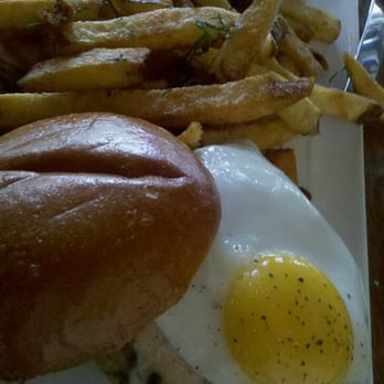 Rustic Canyon - Rustic Canyon burger, mmm. Make sure you add egg!! - Wine Bars Near Me - Santa Monica, California