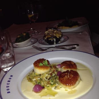Bouchon - These scallops were seriously the best thing I've ever had in my mouth! Lol. buttery goodness and phenomenally cooked! - French Near Me - Las Vegas, Nevada