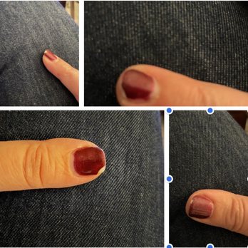 Rose Nails - After one week...Chips on 5 nails and cuticles a mess - Nail Salons Near Me - San Pedro, California Rose Nails - After one week...Chips on 5 nails and cuticles a mess - Nail Salons Near Me - San Pedro, California