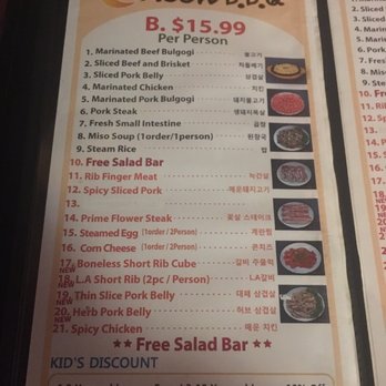 Moon BBQ 2 - Menu - Korean Near Me - Los Angeles, California Moon BBQ 2 - Menu - Korean Near Me - Los Angeles, California
