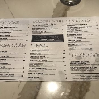 Fireproof Restaurant - Menu 2 - Tapas/Small Plates Near Me - Columbus, Ohio