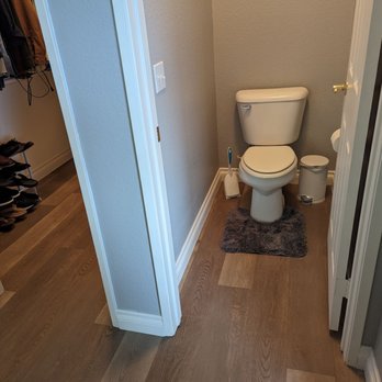 99 Elite Design - After: new beautiful flooring in bathroom - Flooring Near Me - Victorville, California