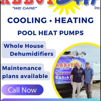 Abbott Air - Cooling and Heating your local air conditioner provider. - Heating & Air Conditioning/HVAC Near Me - Englewood, Florida