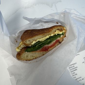 Cafe Parisien - Croissant Breakfast Sandwich - Desserts Near Me - Palo Alto, California