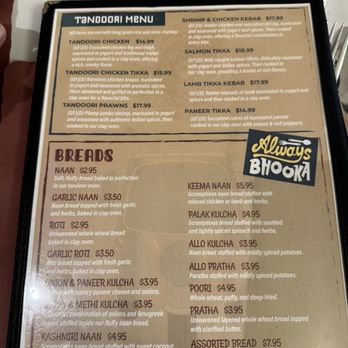 Masala Mastee - Back page of menu - Indian Near Me - Davidson, North Carolina