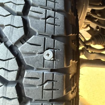 Mountain View Tire & Auto Service - Screw in the tread of the tire, NOT the sidewall. - Tires Near Me - Eastvale, California Mountain View Tire & Auto Service - Screw in the tread of the tire, NOT the sidewall. - Tires Near Me - Eastvale, California