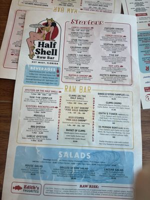 Menu photo 5 Half Shell Raw Bar Key West, FL