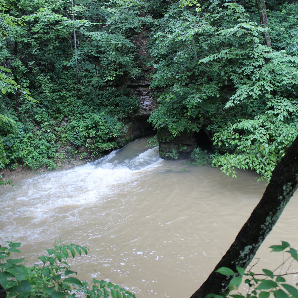 Spring Mill Inn at Spring Mill State Park - Hamer Cave water source for the grist mill - Parks Near Me - Mitchell, Indiana